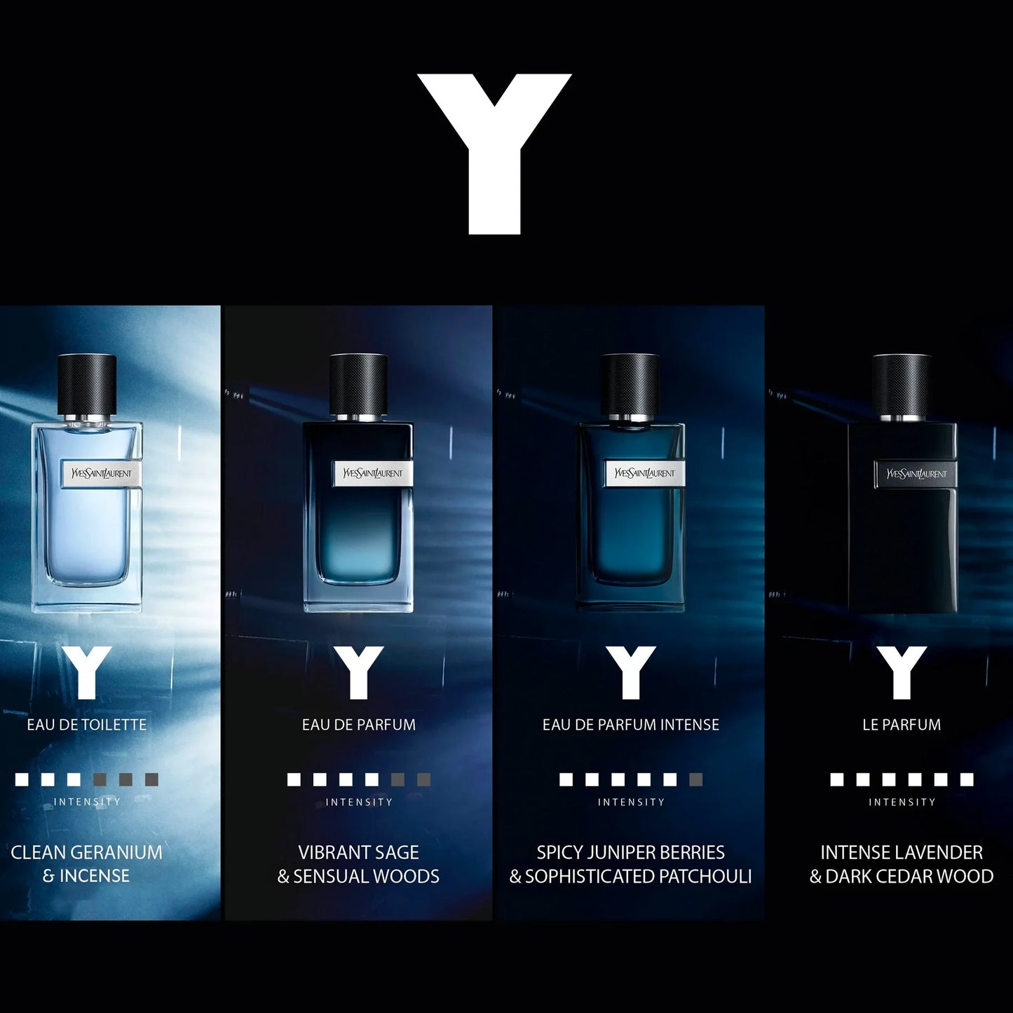 Y Intense 3.4 oz EDP for men